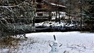 Der Winter ist heujahr pünktlich, das kann dieses Schneemännlein bezeugen.
| Bild: Emil Schmelzer, Fichtelberg, 02.12.2020