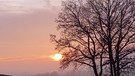 Sonnenaufgang in Mainklein. | Bild: Anja Hoch, Burgkunstadt, 06.12.20
