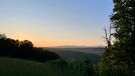 Abendstimmung mit Blick in die Rhön am Wittelsbacher Turm in der Nähe von Bad Kissingen | Bild: Moni Dürr, Mainbernheim, 02.06.2023