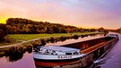 Morgens am Main-Donau-Kanal bei Katzwang bei herrlichen Farben. | Bild: Reinhold Schaufler, Nürnberg, 02.11.2023