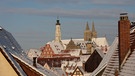 Rothenburg leicht gezuckert mit seinen Fachwerkbauten, Türmchen und Brunnen bietet immer lauschige Plätze!  | Bild: Herbert Heyder, Feuchtwangen, 06.12.2023