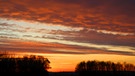 Nach dem Sonnenuntergang. Was für ein tolles Himmelsbild! | Bild: Frank Wiemer, Bad Windsheim, 17.01.2024