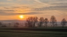 Ein wunderschöner Sonnenaufgang! | Bild: Simone Leidel, Markt Berolzheim, 22.03.2024