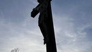 Das Kreuz am evangelischen Friedhof in Wassermungenau. | Bild: Kerstin Mahr, Wassermungenau, 29.03.2024