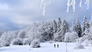 Winter in der Bayerischen Rhön - Schwarzen Bergen.
| Bild: Waldemar Wiederer, Gerolzhofen, 02.01.2021