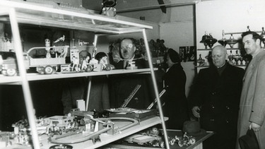 Messegeschehen auf der ersten Spielwarenmesse 1950 | Bild: Spielwarenmesse eG
