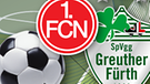 Illustration: Fiktives Stadion, Vereinslogos 1.FC Nürnberg und SpVgg Greuther Fürth | Bild: BR