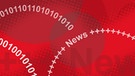 Zahlen und Newsticker auf rotem Hintergrund | Bild: Illustration: BR
