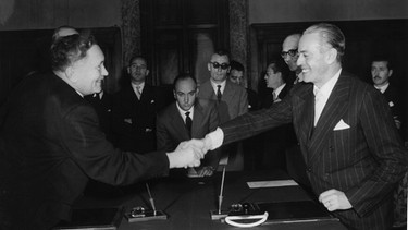 Gastarbeiter-Anwerbeabkommen Deutschland-Italien 1955 | Bild: picture-alliance/dpa