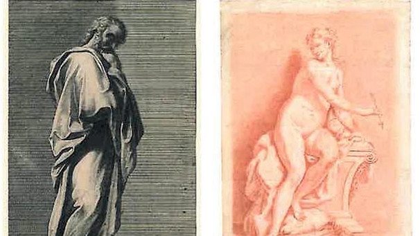 Aus dem dritten und vierten Band der Zeichenschule von Johann Daniel Preißler, 1725 und 1763 | Bild: Grafische Sammlung der Museen der Stadt Nürnberg