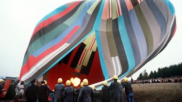Ballon der Ballonflucht aus der DDR 1979 | Bild: picture-alliance/dpa