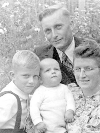 Eltern und Geschwister von Karl-Friedrich Beringer im Herbst 1945 | Bild: privat