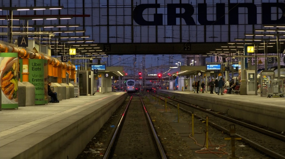 Bahnstreik | Bild: Bayerischer Rundfunk 2023