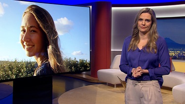 Julia Scharf - Abendschau-Sendung 19.03.2024 | Bild: Bayerischer Rundfunk 2024