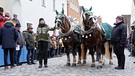 Das größte Wintervolksfest Bayerns - Berchinger Rossmarkt: Tradition, Pferdeliebe und Politik | Bild: Bayerischer Rundfunk 2024