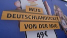 Werbung für Deutschlandticket | Bild: Bayerischer Rundfunk 2023