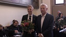 Dominik Krause mit Münchens OB Dieter Reiter | Bild: Bayerischer Rundfunk 2023