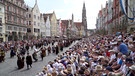 Über eine halbe Million Besucher bei Landshuter Hochzeit | Bild: Bayerischer Rundfunk 2023
