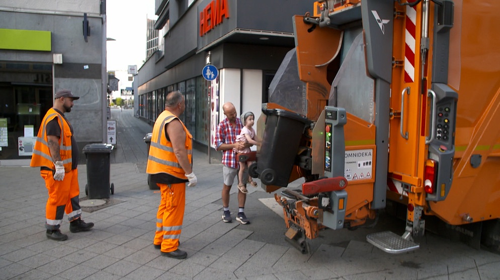 Müllabfuhr in Nürnberg | Bild: Bayerischer Rundfunk 2023