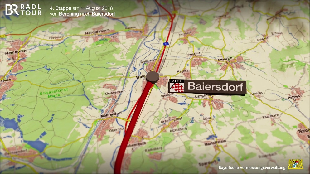 4. Etappe der BR-Radltour: Von Berching nach Baiersdorf | Bild: Bayerischer Rundfunk