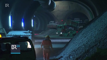 Bauarbeiten am Brennerbasistunnel | Bild: Bayerischer Rundfunk