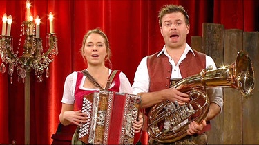 Die Geschwister Kainzmaier in der Volkssänger-Revue Brettl-Spitzen XXV - Sommer Spezial | Bild: Bayerischer Rundfunk 2023