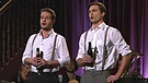Tobias Boeck und Alexander Schuhmann in der Volkssänger-Revue Brettl-Spitzen Sommer-Spezial. | Bild: Bayerischer Rundfunk