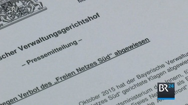 "Freies Netz Süd" - Verwaltungsgerichtshof bestätigte Verbot | Bild: Bayerischer Rundfunk