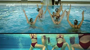Synchronschwimmerinnen beim Training | Bild: Bayerischer Rundfunk