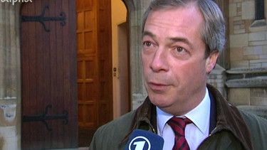Nigel Farage | Bild: Bayerischer Rundfunk