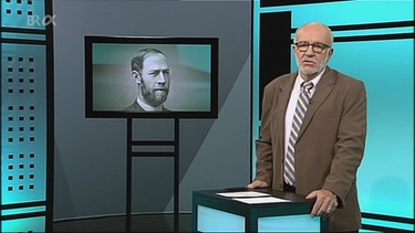 Der Wissenschaftshistoriker Ernst Peter Fischer spricht über Heinrich Hertz | Bild: Bayerischer Rundfunk