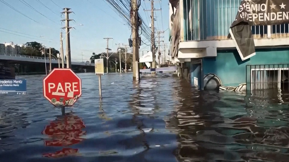 Hochwasserkatastrophe in Süd-Brasilien | Bild: Bayerischer Rundfunk 2024