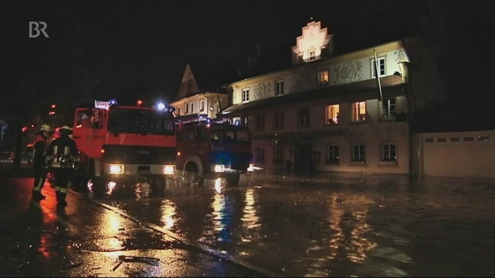 Hochwasser in Kempten | Bild: Bayerischer Rundfunk
