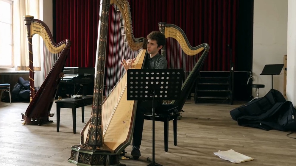 Semifinale Harfe | Bild: Bayerischer Rundfunk 2023