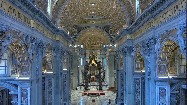 Fast leerer Petersdom in Rom | Bild: Bayerischer Rundfunk 2020
