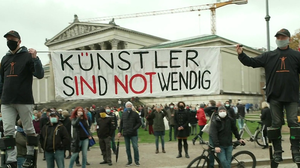 Demonstration in München | Bild: Bayerischer Rundfunk