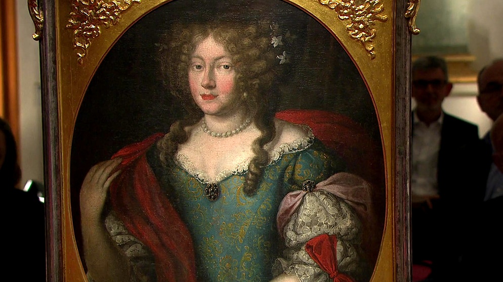 Barockes Damenporträt. Porträt Lieselotte von der Pfalz | Bild: Bayerischer Rundfunk