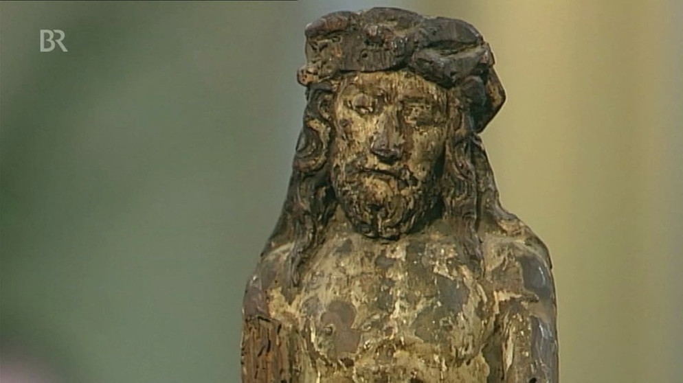 Christus in der Rast, Holzskulptur | Bild: Bayerischer Rundfunk