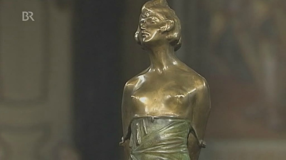 Domina, Bronzefigur von Bruno Zach, Berlin, 1925 | Bild: Bayerischer Rundfunk