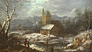 Kirche im Schnee. Diese kleine "Kirche im Schnee" stammt aus dem Umfeld des Barockmalers Jan Griffier, einem niederländischen Spezialisten für Winterlandschaften aus der zweiten Hälfte des 17. Jahrhunderts. Ein glücklicher Fund vom Flohmarkt. Und der Besitzer musste dafür nicht mal früh aufstehen ... | Bild: Bayerischer Rundfunk