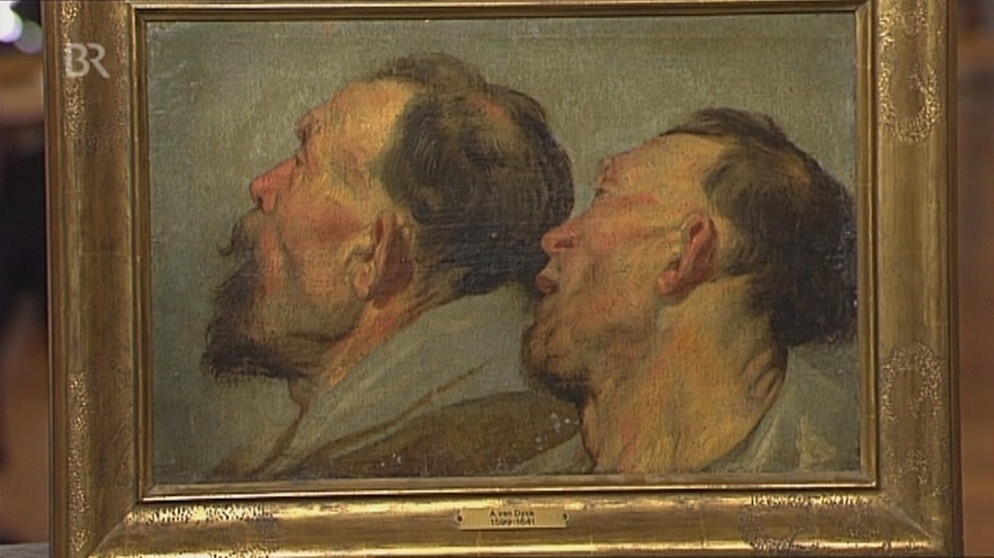 Ölstudie "Köpfe", Gemälde von Van Dyck? | Bild: Bayerischer Rundfunk