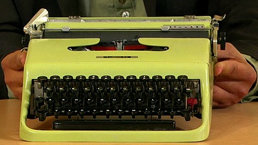 Schreibmaschine "Lettera" | Bild: Bayerischer Rundfunk