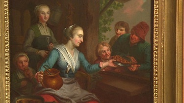 "Speisung" von Margarethe Geiger, um 1800. Roth-15 | Bild: Bayerischer Rundfunk