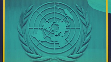 UN-Logo | Bild: Bayerischer Rundfunk