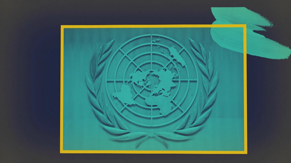 UN-Logo | Bild: Bayerischer Rundfunk