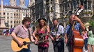 Carina Corell und Band am Münchner Marienplatz | Bild: Bayerischer Rundfunk