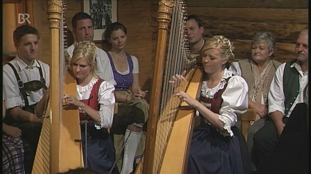 Musikantentreffen in Alpbach, Brixentaler Harfenduo - Gruß aus Brixental | Bild: Bayerischer Rundfunk
