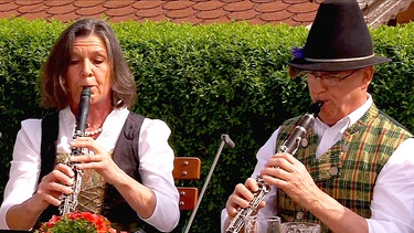 Die Hochberghauser Tanzlmusi beim Musikantentreffen am Starnberger See | Bild: Bayerischer Rundfunk 2023