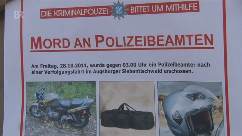 Fahndungsplakat Heilbronner Polizistenmord | Bild: Bayerischer Rundfunk