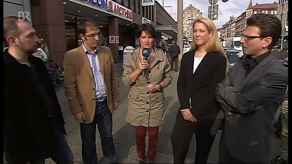 Constanze Schule (Mitte) mit vier Experten | Bild: Bayerischer Rundfunk